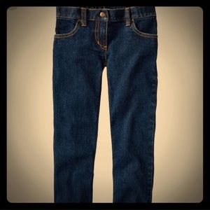 Hanna Anderson Girls Dark Denim Jeans